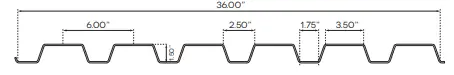 roof decking profile