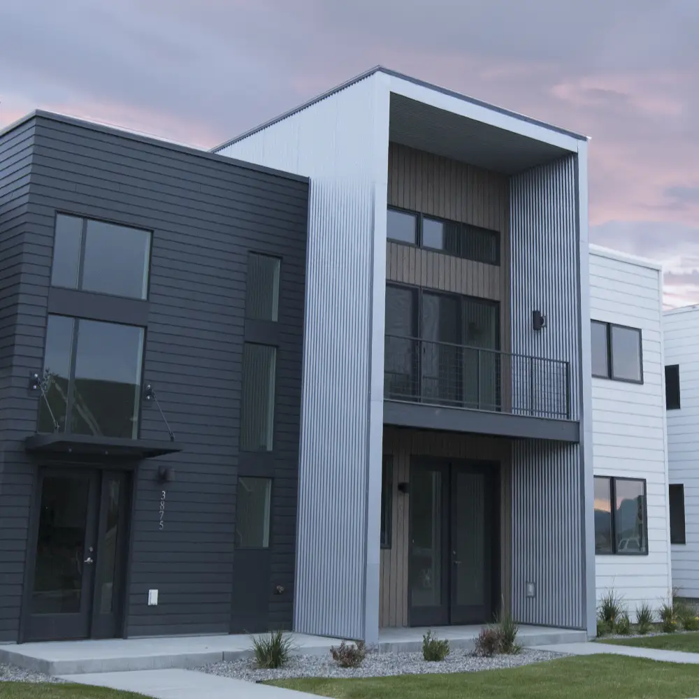 metal siding on apartments